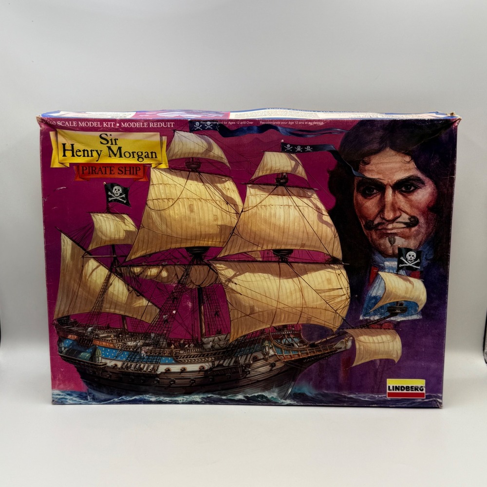 Lindberg Sir Henry Morgan Pirate Ship Model Kit 70859 Open Box Sealed